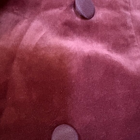 Banana Republic Blazer Sz 12 Red / Wine  BurgundyTailered  Jacket Cardigan $280 - Picture 3 of 13